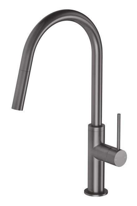 Vivid Slimline Pull Out Sink Mixer Brushed Carbon Lead Free [301850]