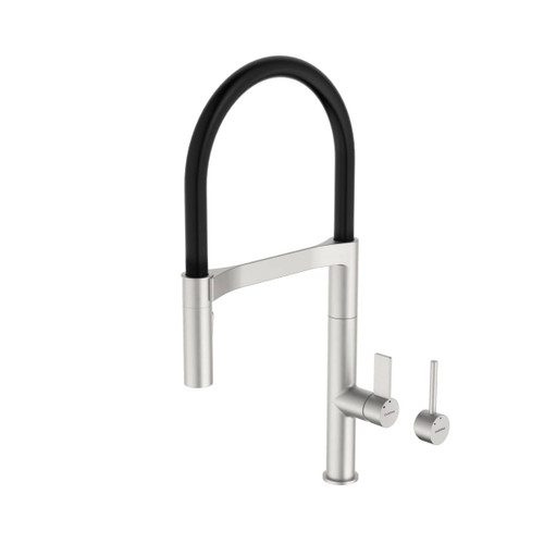 InVogue Pull Down Sink Mixer with Dual Spray Brushed Nickel 6Star Lead Free [301825]