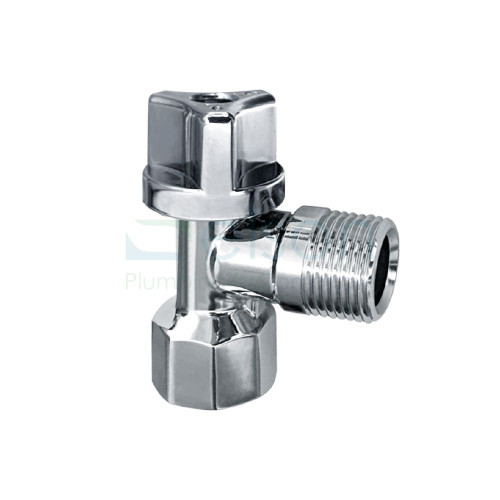 1/4 Turn Mini Quarter Turn Cistern Cock Chrome w/Non Return Valve Chrome Lead Free [303055]