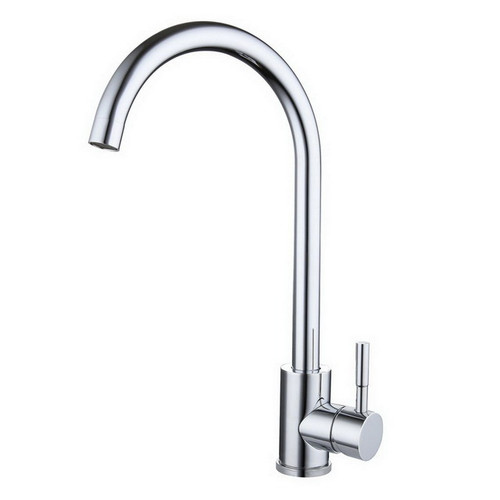 Xpo Xpressfit Sink Mixer Stainless Steel 4Star Gooseneck Satin Stainless Steel [192345]