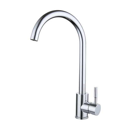 Xpo Xpressfit Sink Mixer Stainless Steel 4Star Gooseneck Polished Stainless Steel [192347]