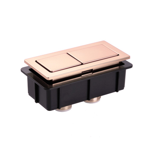 Back to Wall Toilet Button (Only) Brushed Bronze [305963]