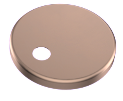 Back to Wall Toilet Hinges (Only) Brushed Bronze [305958]