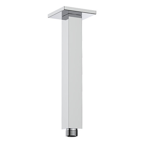 Shower Arm Ceiling Mount Straight Square Rail 200mm Chrome [168629]