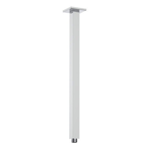 Shower Arm Ceiling Mount Straight Square Rail 450mm Chrome [168633]