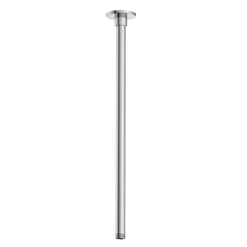 Shower Arm Ceiling Mount Straight Round Rail 450mm Chrome [168638]