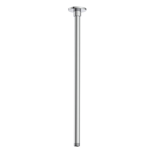 Shower Arm Ceiling Mount Straight Round Rail 450mm Chrome [168638]