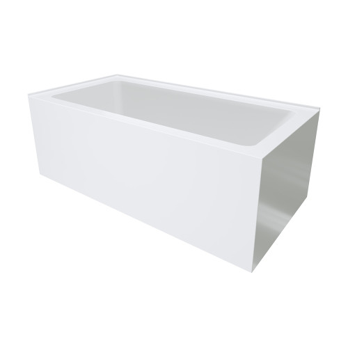 Sentor Right-Hand Acrylic Corner Bath with Overflow 1500mm Gloss White [305834]