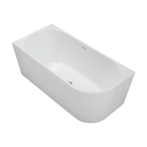 Isabella Right-Hand Acrylic Corner Bath with Overflow 1500mm Gloss White [305848]