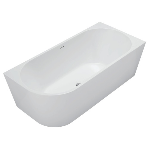Isabella Left-Hand Acrylic Corner Bath with Overflow 1700mm Gloss White [305818]
