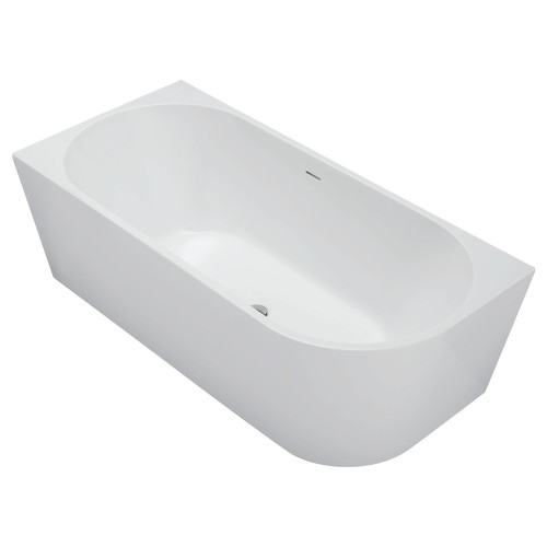 Isabella Right-Hand Acrylic Corner Bath with Overflow 1700mm Gloss White [305829]