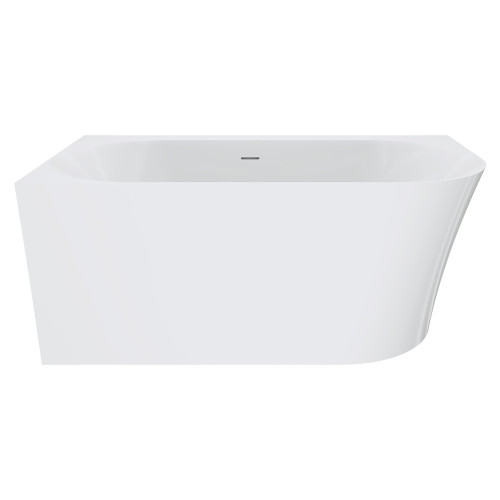 Chloe Right-Hand Acrylic Corner Bath with Overflow 1400mm Gloss White [305841]