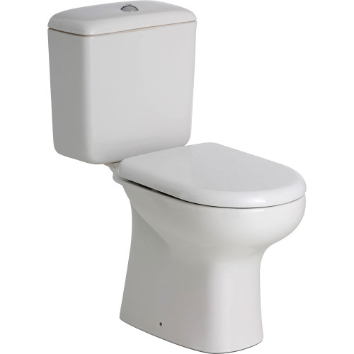 RAK Liwa Close Coupled Suite S Trap 140mm Soft Close Seat White 4Star [168787]