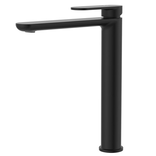 Empire Slim Cold Start Tall Basin Mixer, Matte Black [306237]