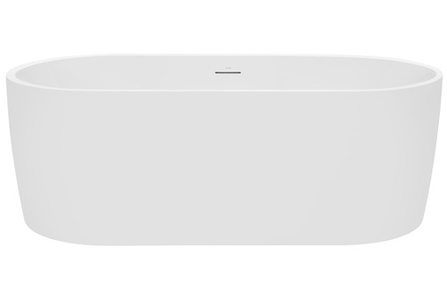 Elisi 1700 Freestanding Bath with Integrated Overflow White [306342]