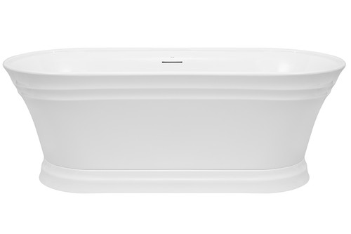 Regent 1700 Freestanding Bath with Integrated Overflow White [306349]