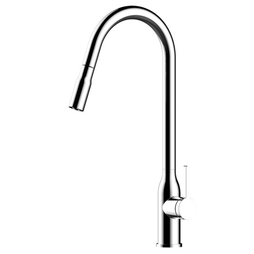 Xtravert Xpressfit Sink Mixer Stainless Steel 3Star Gooseneck Mini Pull-Out Polished Stainless Steel [192353]