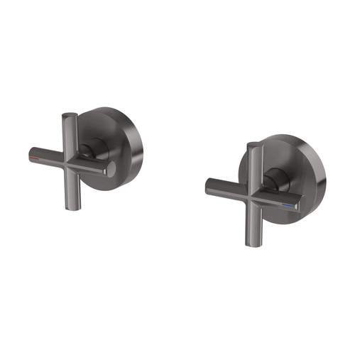 Vivid Slimline Plus Wall Top Assemblies Brushed Carbon Lead Free [305894]