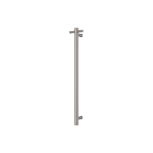 Vertical Heated Towel Rail Brushed Nickel [302402]