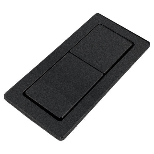 Flush Buttons Suit Back-to-Wall Matte Black [169173]