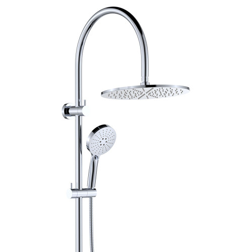 Empire Slim Curved Twin Shower Chrome [307773]