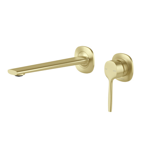 Vask SwitchMix Wall Basin or Bath Mixer Set Fit-Off Kit Brushed Gold [306786]