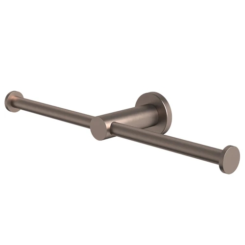 Liano II Double Toilet Roll Holder Brushed Bronze [310648]