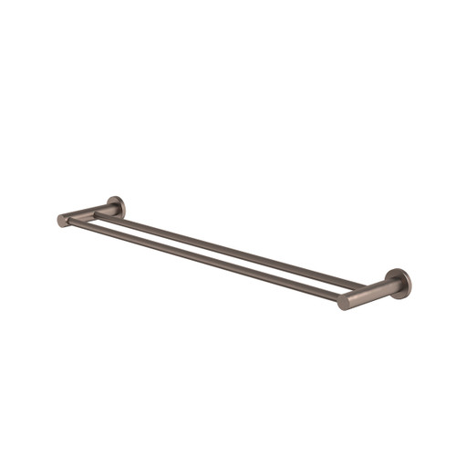 Liano II Double Towel Rail 640mm Brushed Bronze [310679]