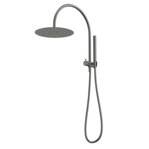 Liano II Compact Twin Shower with Overhead Gunmetal [310656]