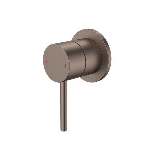 Liano II Bath or Shower Mixer Round Cover Plate Brushed Bronze [310758]