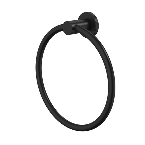 Liano II Towel Ring Matte Black [310740]