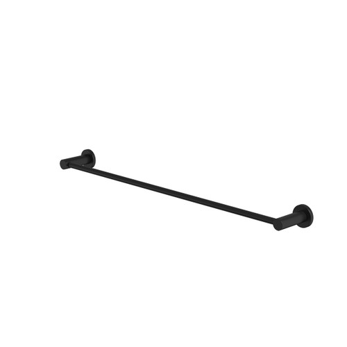 Liano II Single Towel Rail 640mm Matte Black [310735]