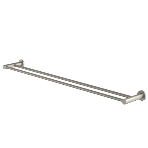 Liano II Double Towel Rail 840mm Brushed Nickel [310701]