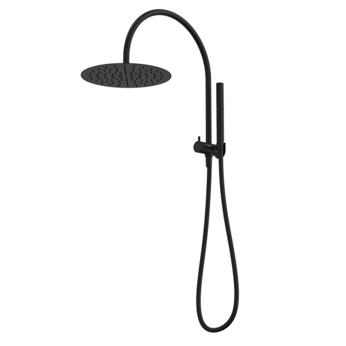 Liano II Compact Twin Shower with Overhead Black [310746]