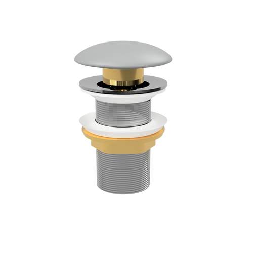 Pop-Up Waste with Ceramic Cover (No Overflow) Matte Grey [305370]