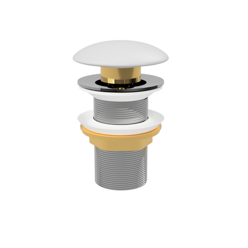 Pop-Up Waste with Ceramic Cover (No Overflow) Matte Light Grey [305361]