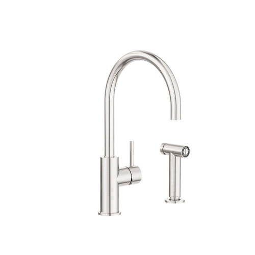 Zen SS316L Sink Mixer with Hand Spray Brushed Nickel [305752]