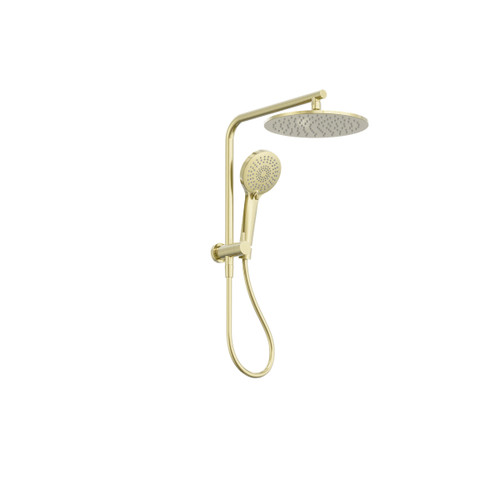 Mecca 2-in-1 Twin Shower Brushed Gold [305711]