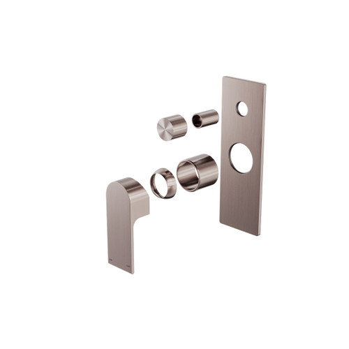 Bianca Shower Mixer with Divertor Trim Kit Brushed Bronze [305693]