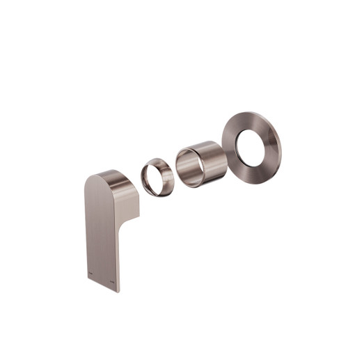 Bianca Shower Mixer 80mm Plate Trim Kit Brushed Bronze [305779]