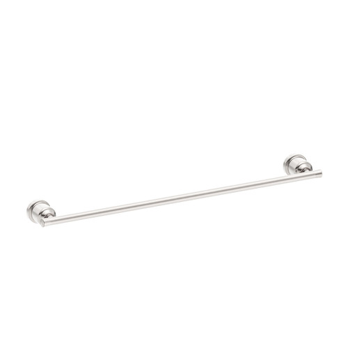 York Single Towel Rail 600mm Brushed Nickel [305670]