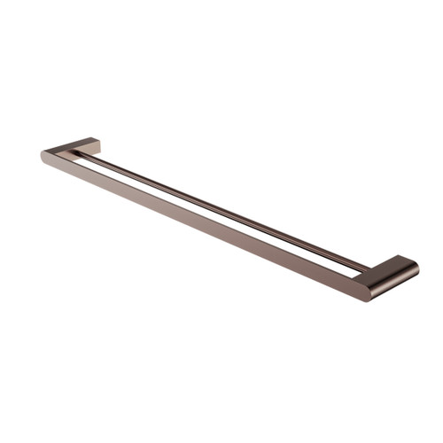 Bianca Double Towel Rail 800mm Brushed Bronze [305788]