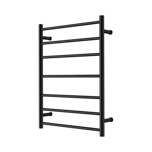 Mecca 240V 7 Bar Heated Towel Ladder Matte Black [307843]