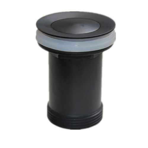 Basin Pop Up Plug & Waste 32mm/40mm with Hair Catcher Black [157682]