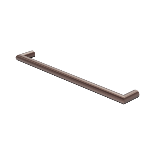 Mecca 240V Single Heated Towel Rail Brushed Bronze [307835]