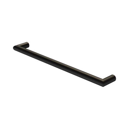 Mecca 240V Single Heated Towel Rail Matte Black [307820]