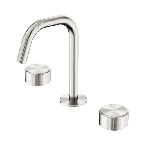 Serenity Basin Set Edge Spout with Metal Handle Brushed Nickel [308718]
