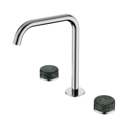 Serenity Bath or Kitchen Set Edge Spout with Verde Alpi Handle Chrome [308706]
