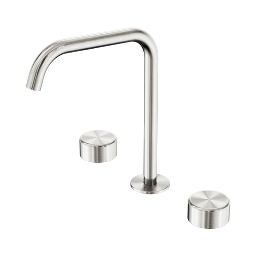 Serenity Bath or Kitchen Set Edge Spout with Metal Handle Brushed Nickel [308775]