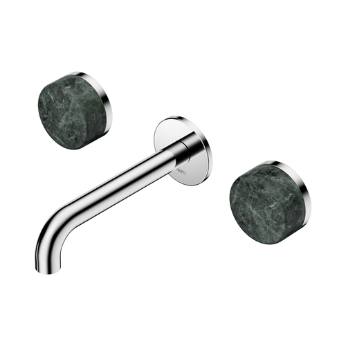 Serenity Wall Basin Set 160mm Spout with Verde Alpi Handle Chrome [308564]